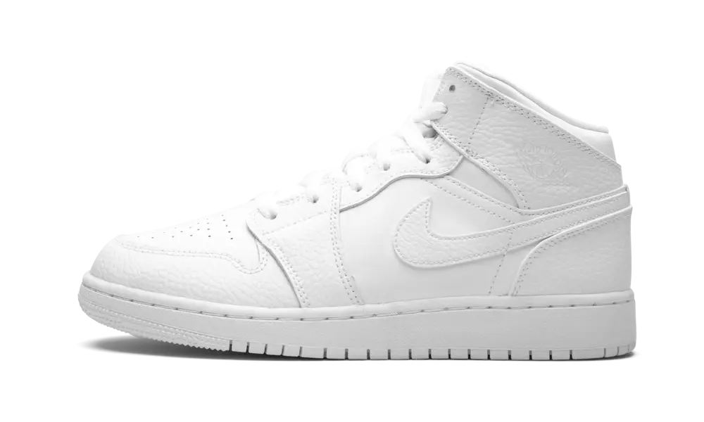 Air Jordan 1 Mid Triple White (2020)